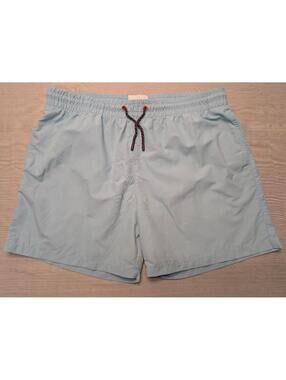 SWIMS Mens Lined Sky Blue Swim Trunks Size 2XL
